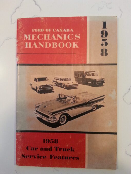 1958 Ford Mechanics Handbook