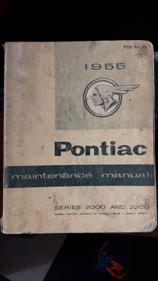 55 Pontiac Series 2000 and 2200 Maintenance Manual