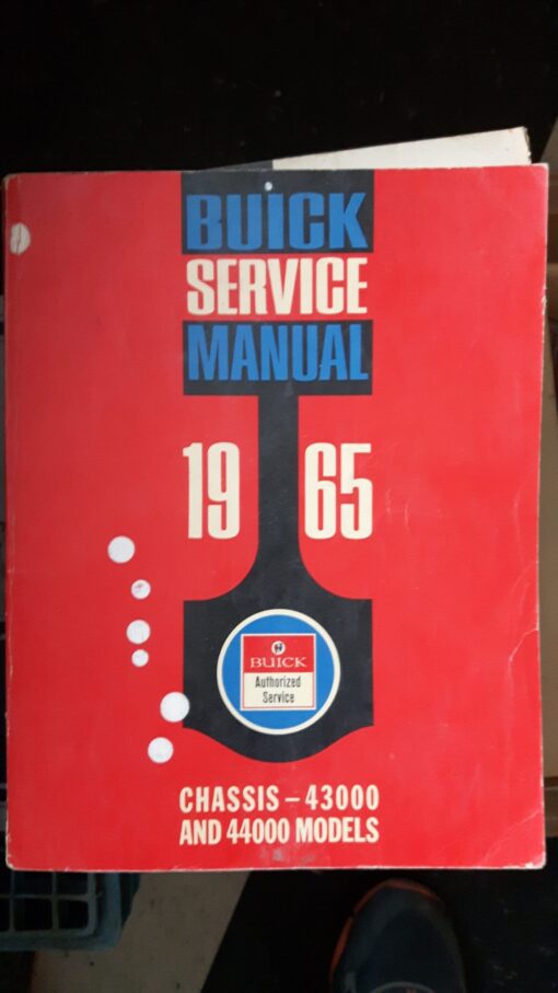 65 Buick 43000 and 44000 Chassis Service Manual