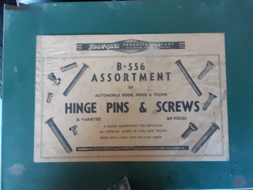 NOS Spae-Naur Set of Vintage Hinge Pins and Screws (1930 and 1940s)