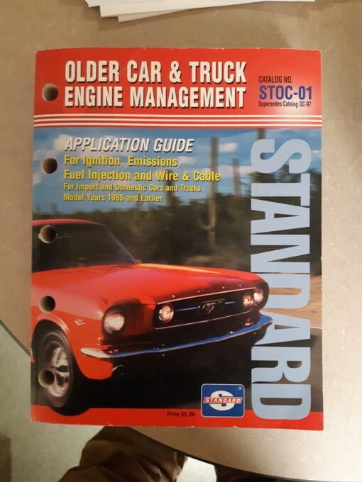 1985 and Older Standard Domestic and Import Car & Truck Engine Management Catalog